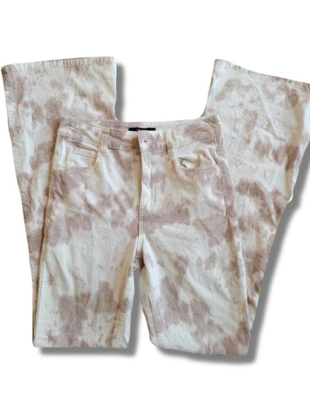 Forever 21 high-waisted, wide-leg tie-dye pants